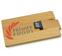 Logo Branded Wooden Card USB