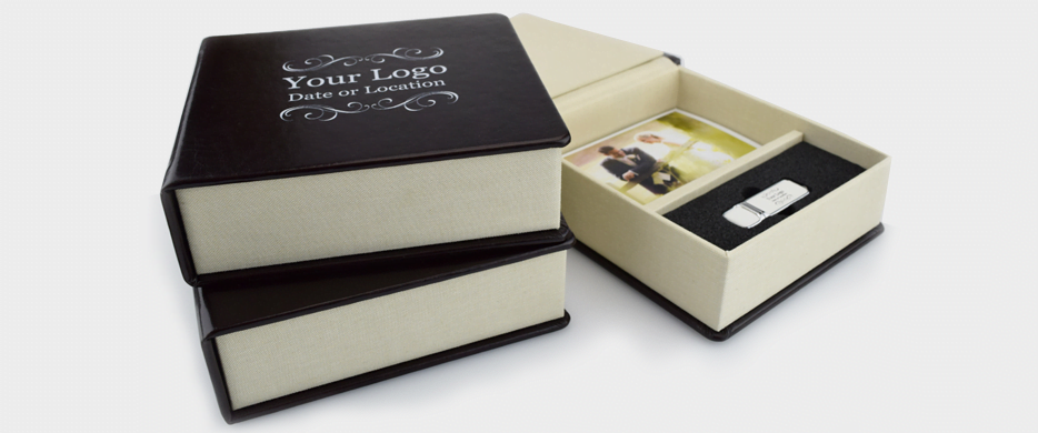 Book Style USB Photo Prints Gift Box
