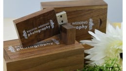 Wooden Block USB Drive - Light Wood 4