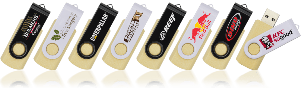 Eco Twister Duo Custom Branded USB Memory Stick