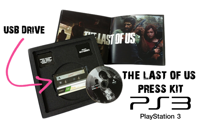 The Last of Us USB Press Kit – Cassette Branded USB