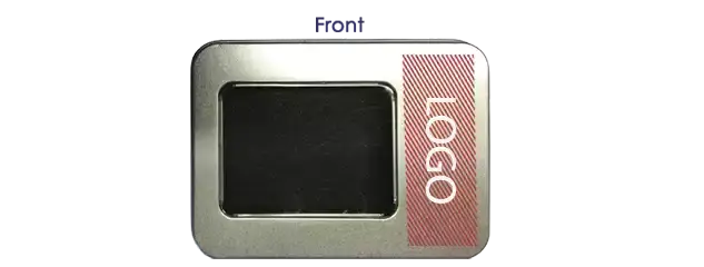 Metal USB Tin With Window Print Area