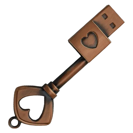 Vintage Key USB with your branding