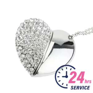 Crystal Heart USB