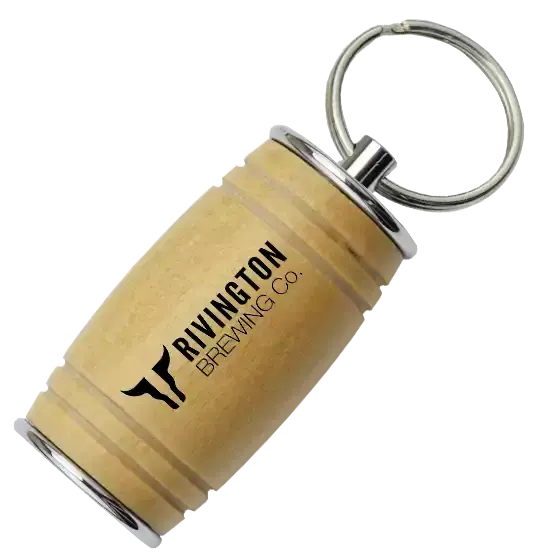 Oak Barrel USB with your branding