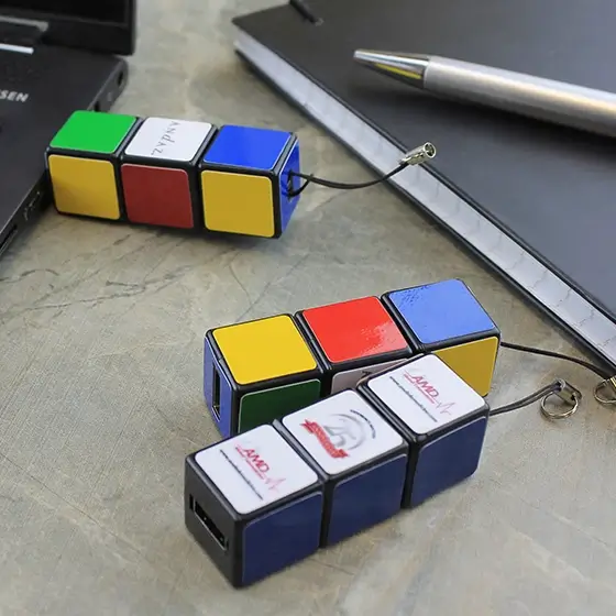 Rubix Cube USB view 2