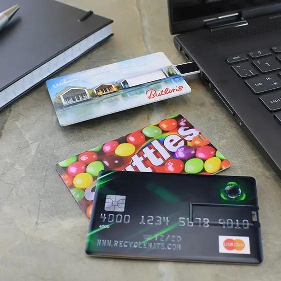 Slim Credit Card USB view 2