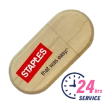 Wooden Pebble USB