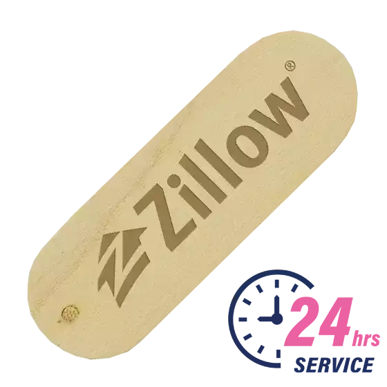 Wooden Twister USB with your branding