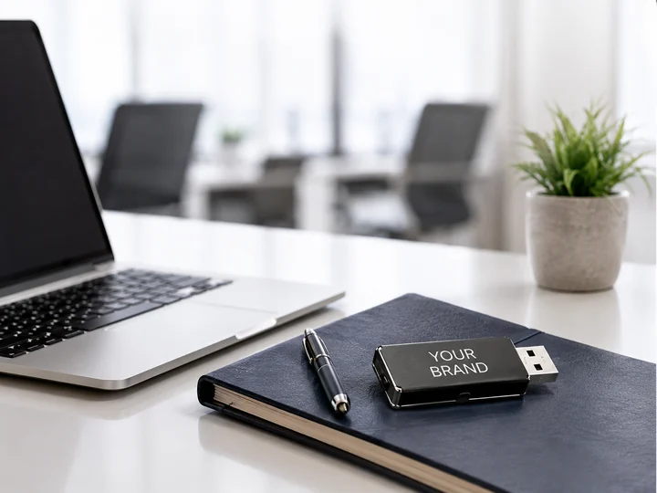 Branded USB sticks and tech gifts for corporate clients and agencies