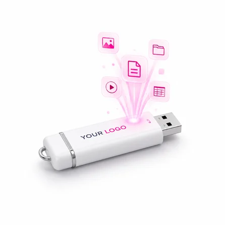 Free data pre-loading onto your branded USB sticks