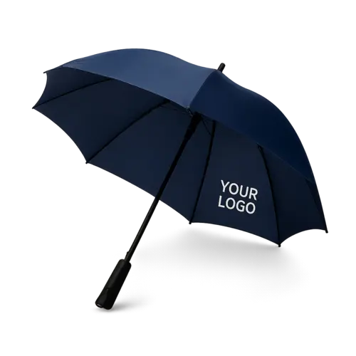 Branded umbrellas printed with your logo, sourced by USB Makers